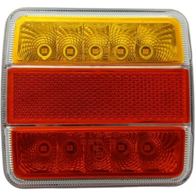 GMP Sdružené zadní světlo čtvercové levé/pravé 3-dílné 110x98mm 12/24V – Hledejceny.cz