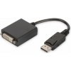 Držáky k projektorům Digitus DB-340409-001-S DVI / DisplayPort adaptér [1x zástrčka DisplayPort - 1x DVI zásuvka 24+5pólová] černá kulatý, dvoužilový stíněný, zablokovatelný 15.00