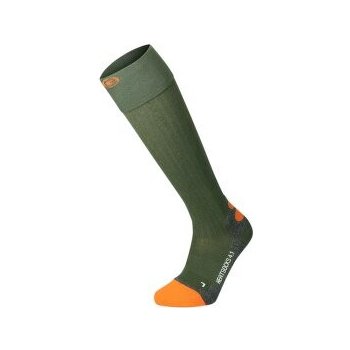 Lenz Heat Sock 4.1 Toe Cap Regular Fit zelená/oranžová