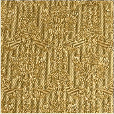 Goba ubrousky Elegance zlaté 15ks 33x33cm – Zboží Dáma