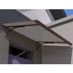 Covernit vchodová stříška T-160 160 x 100 x 30 cm hnědá / kouřová – Hledejceny.cz