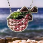 Wonderland Crafts Korálková vyšívací sada – Ryba fugu - závěsná ozdoba – Hledejceny.cz