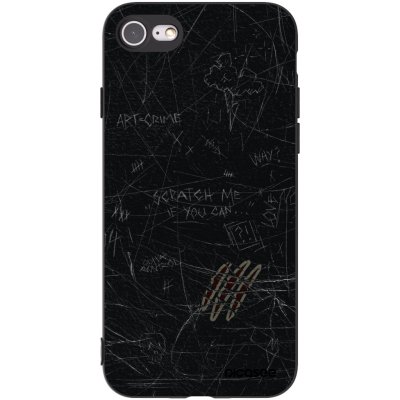 Picasee silikonový černý obal pro Apple iPhone SE 2020 - SCRATCH – Zboží Mobilmania