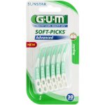 GUM Soft Picks Advanced Regular mezizubní kartáčky 30 ks – Zboží Mobilmania