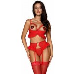 Axami Dámské tanga V9778 červená – Hledejceny.cz