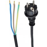 Solight flexo šňůra, 3x 1,5mm2, gumová, černá, 2,5m PF36 – Zboží Živě