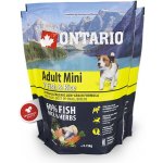 Ontario Adult Mini 7 Fish & Rice 2,25 kg – Hledejceny.cz