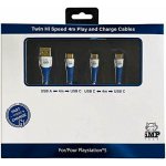 IMP 4m Braided Fast Charge Cable PS5 Twin Pack – Zboží Živě