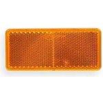 Odrazka obdélníková 90x40mm oranžová – Zboží Mobilmania