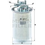 Palivový filtr MANN-FILTER WK823/1 | Zboží Auto