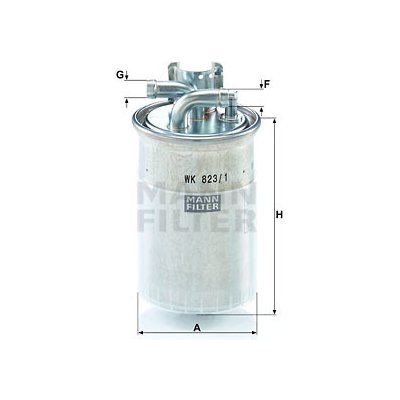 Palivový filtr MANN-FILTER WK823/1 | Zboží Auto