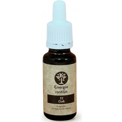 Energie rostlin Bachovy esence 22 Oak Esence uvolnění 20 ml – Hledejceny.cz