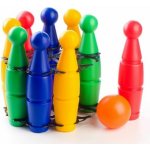 Teddies Kuželky plastové 23 cm 9 ks – Zboží Mobilmania