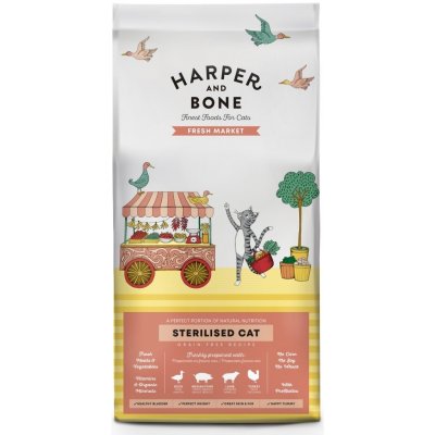 Harper and Bone Cat Sterilised čerstvé z trhu 70 g – Zbozi.Blesk.cz