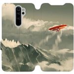Pouzdro Mobiwear parádní flip Xiaomi Redmi Note 8 Pro - MA03P Oranžové letadlo v horách – Zbozi.Blesk.cz