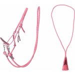 QHP Provazový set na ježdění Liberty flamingo růžová – Zboží Dáma
