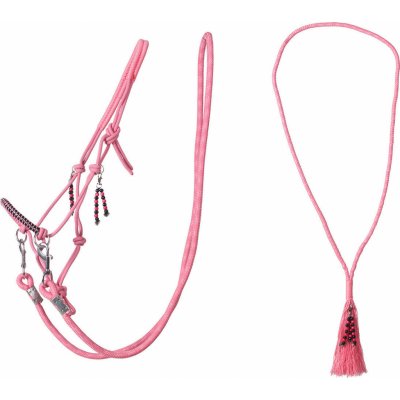 QHP Provazový set na ježdění Liberty flamingo růžová – Zboží Dáma
