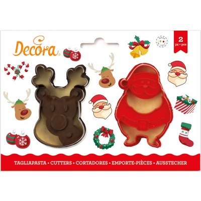 Decora VYKRAJOVÁTKA SADA - SANTA A SOB 2ks – Hledejceny.cz