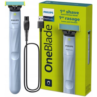 Philips OneBlade First Shave QP1324/20 blankytně modrá – Zboží Dáma