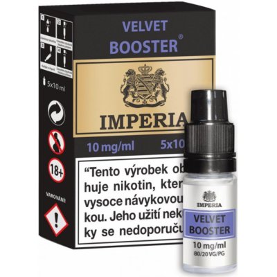 Velvet Booster IMPERIA 5x10ml PG20-VG80 10mg – Hledejceny.cz