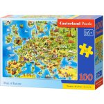 Castorland premium Mapa Evropy 111060 100 dílků – Zbozi.Blesk.cz