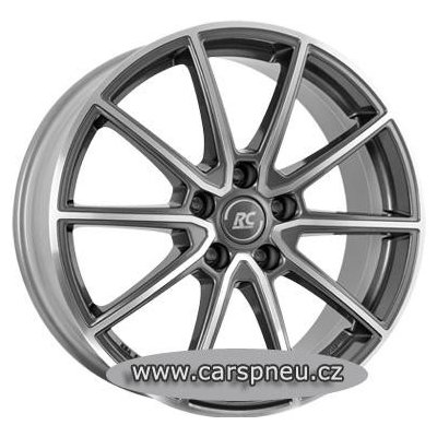 RC-DESIGN RC32 7,5x18 5x108 ET50,5 grey polished – Zbozi.Blesk.cz