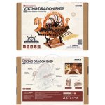 ROBOTIME Rokr 3D dřevěné puzzle Vikingská dračí loď 229 ks – Hledejceny.cz