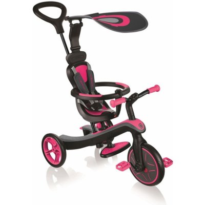 Globber Explorer Trike 4v1 Fuchsia – Zboží Dáma