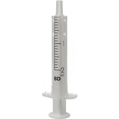 BD Discardit Injekční stříkačka dvojdílná Luer-Slip 2 ml – Zboží Dáma