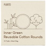 Purito Inner Green Reusable Cotton Rounds 10 ks – Zboží Dáma