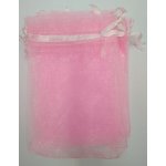 Dárkový sáček organza 7,5x10cm světle růžový – Zboží Dáma
