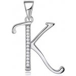 Nubis Stříbrný přívěšek iniciála písmeno NB 4495 M – Zboží Mobilmania