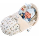 Llorens 73885 NEW BORN CHLAPEČEK realistická miminko s celovinylovým tělem 40 cm – Hledejceny.cz