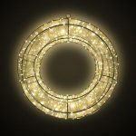TORO Vánoční závěsná dekorace 600LED věnec 36cm – Hledejceny.cz