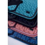 Kentaur Set sametová dečka s čabrakou s třpytivým lemem Petrolejová – Zboží Mobilmania