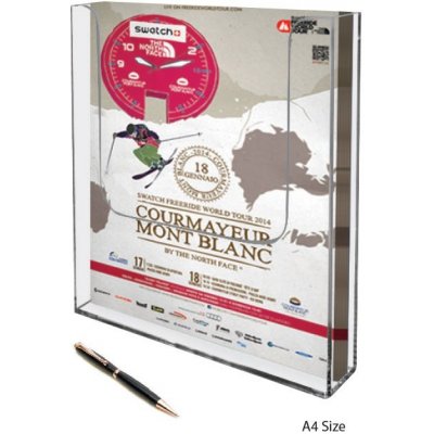 2x3 Prezentační odkladač na zeď A4 - 210 x 297 mm – Sleviste.cz