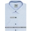 Pánská Košile AMJ Comfort pánská košile krátký rukáv slim fit VKSBR 1278