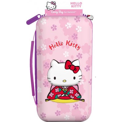 Konix Hello Kitty "3D" Carry Bag Nintendo Switch 2, OLED, Switch KX-CB-HK-SW2-3D – Zboží Živě