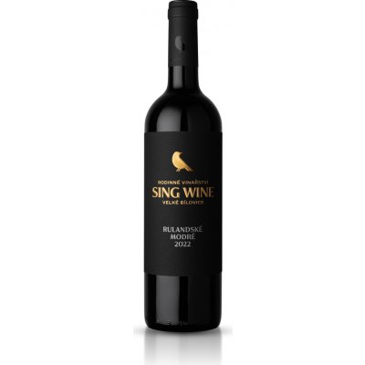 Sing Wine Rulandské modré pozdní sběr 2022 13% 0,75 l (holá láhev) – Hledejceny.cz