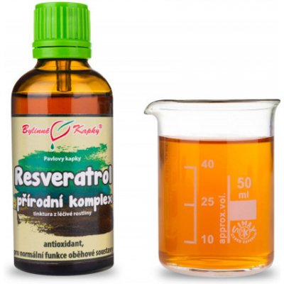 Bylinné kapky Resveratrol 2 tinktura 50 ml