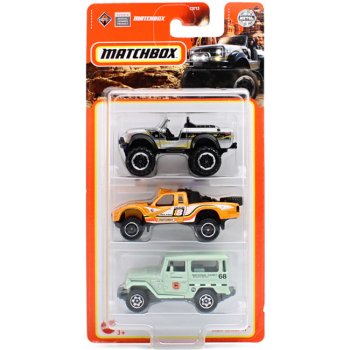 Mattel Matchbox MBX RALLY™ Sada 3 angličáků