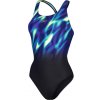 Speedo Training Power Back Swimsuit blk blu aqm zst