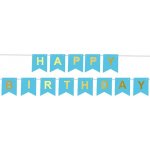 Girlanda modrá HAPPY BIRTHDAY – Zboží Dáma