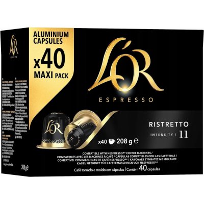 L'OR Espresso Ristretto Nespresso kávové kapsle 40 ks – Sleviste.cz