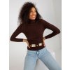 Dámský svetr a pulovr Dámský svetr AT SW 0614.78 tmavě hnědý
