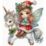 Norimpex Diamantové malování na plátně Vánoční elf 23 x 30 cm – Zbozi.Blesk.cz