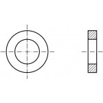 PROFISTYL DIN 7989A podložka pro ocelové konstrukce lisovaná, forma A žárový pozink Varianta: DIN 7989A podložka kruhová TZN 30 – Zboží Mobilmania