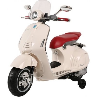 Mamido elektrický skútr Vespa GTS bílá – Sleviste.cz