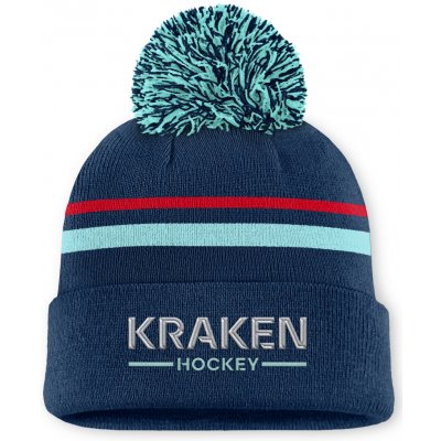 Fanatics dámská zimní čepice Seattle Kraken NHL Authentic Pro W/Cap Cuffed Pom Beanie – Hledejceny.cz