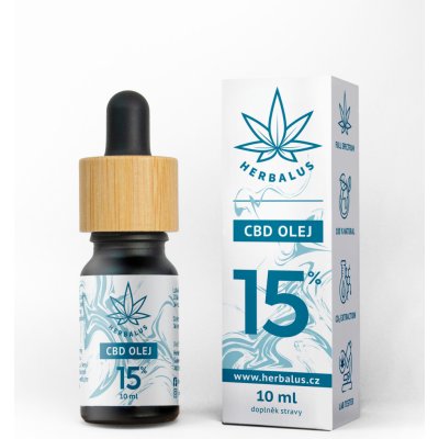 Herbalus CBD olej 15% 10 ml – Zboží Mobilmania